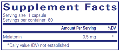 Melatonin 0.5 mg